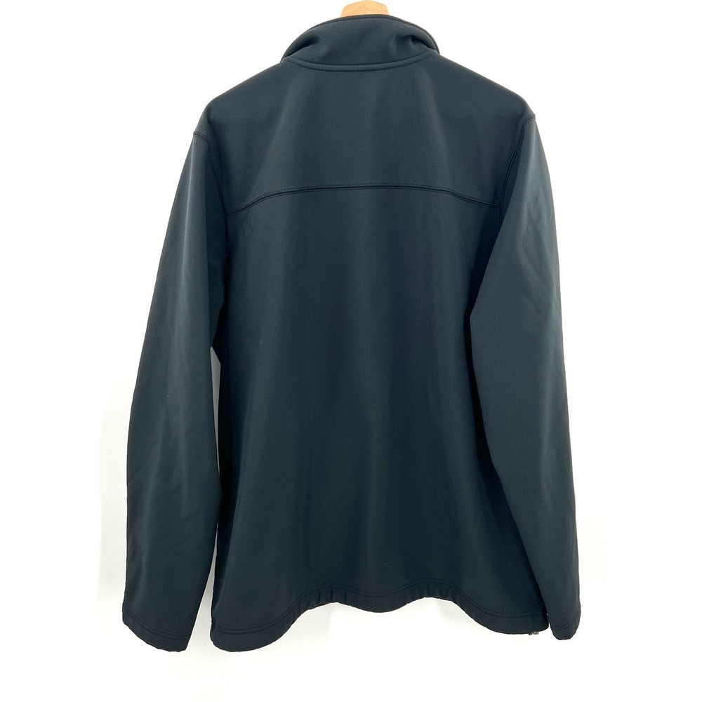 L.L. Bean softshell full zip front lightweight jacket black gray‎ XL Tall XLT - Picture 11 of 11